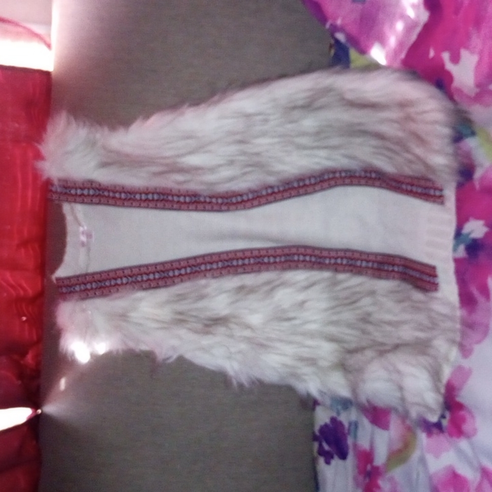 NWOT Furry Vest